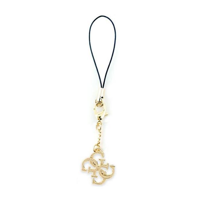 Bijou de telephone - pendentif de telephone Guess Pendentif GUCPM4GID Phone Strap 4G Glitter Charm Métal