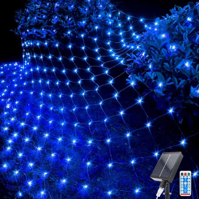 Filet Lumineux D'Extérieur - Guirlande Lumineuse - 1,5 X 1,5 M - Avec Filet Lumineux D'Extérieur - Guirlande Lumineuse - 1,5 X 1,5 M - Avec