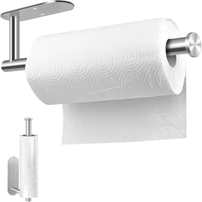Niche De Douche/Toilettes Encastrée En Acier Inox - Rangement Brosse & Papier (80x18x12.5cm)
