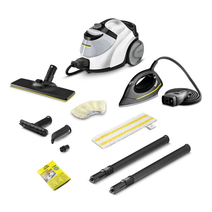 Nettoyeur vapeur avec fer à repasser Karcher SC 5 EasyFix Iron Pression 4.2 bar Débit vapeur 50 gmin fonction vapo hydro - vue 2