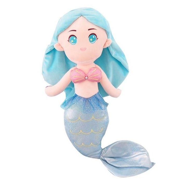 Peluche Sirène 20 Cm – Jouet Doux Et Mignon – Poupée Sirène à Têtes Branlantes – Idéal Cadeau Enfant Fille Garçon - 4