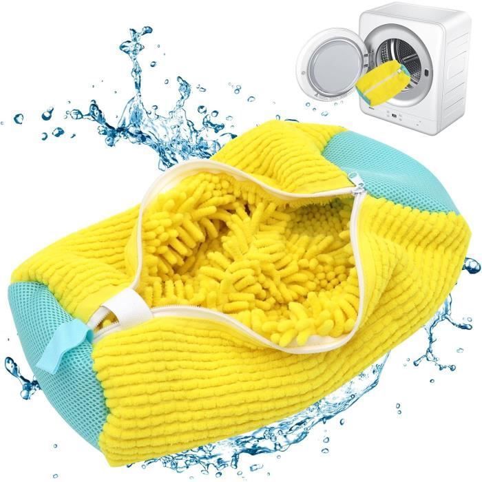 Lot De 2 Sac Lavage Chaussures Machine à Laver - Sac Chaussure Machine à Laver, Avec Peluche De