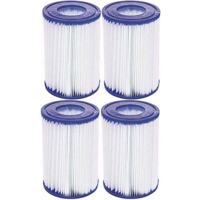 Cartouches de filtration pour Pompe Piscine - Type 2 FD2137 - Couleur blanche