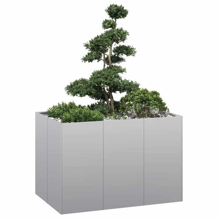 vidaXL Jardinière Acier Galvanisé - vue 7