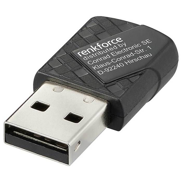 Adaptateur Wi‑FiBluetooth RENKFORCE RF WFBTA 200 Wi‑Fi 6 Bluetooth 5.4 886 Mbit/