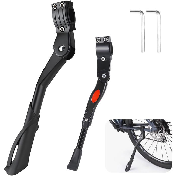 Support Vélo Réglable Hauteur 24-29 Pouces - Béquille VTT, Vélo Route, Vélo Enfant - Charge Max 50 Kg - Installation Facile