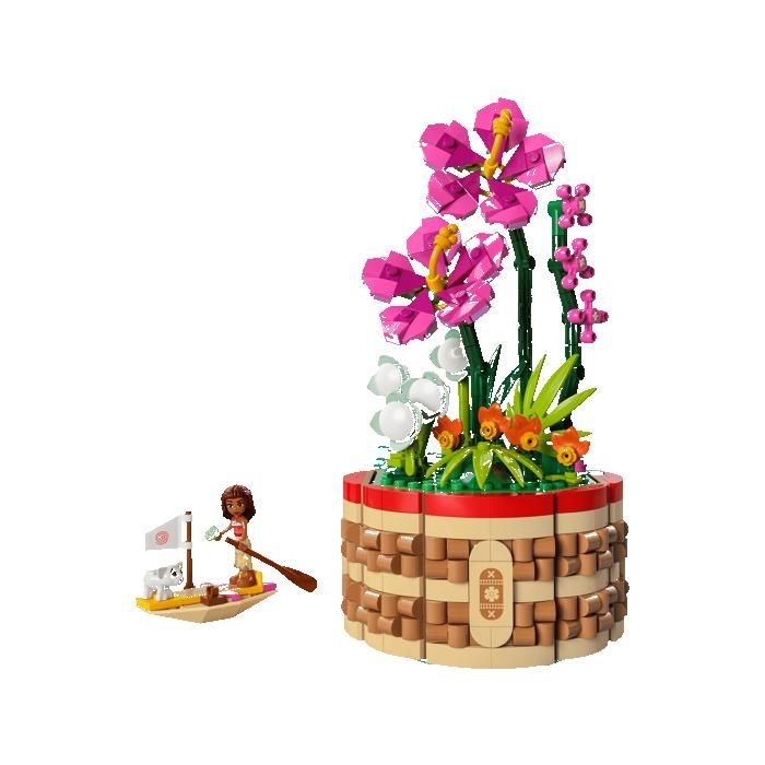 LEGO Disney 43252 Le pot de fleurs de Vaiana Cadeaux Jouets Objets de collection 9+
