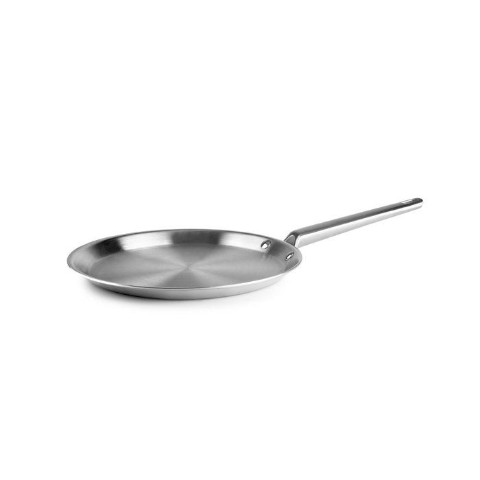 Poêle à crêpes - 5Ply Element 26 cm - 5 couches inox+aluminium - Sans revêtement PTFE - Tous feux (induction)