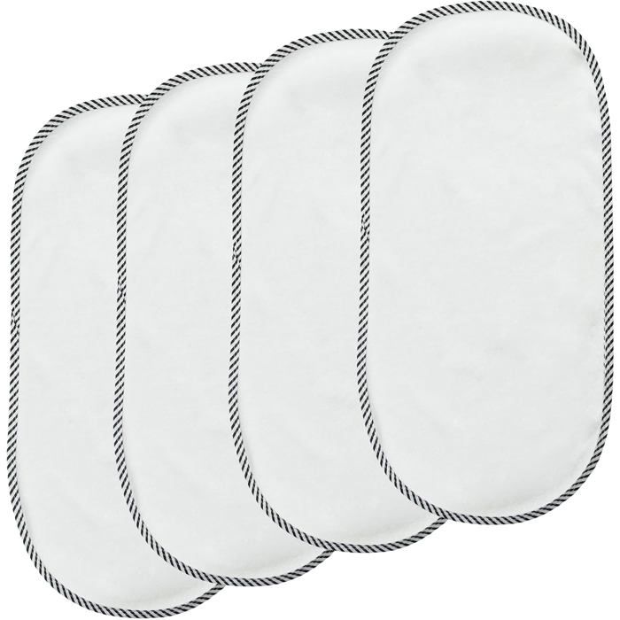 Alèse Imperméable - Lot de 4 - Flanelle Douce - Protection Étanche - Table à Langer Bébé - 60 x 30 cm BOX