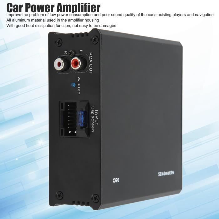 Égaliseur Audio HiFi 9 Bandes - Préampli Stéréo Pour Voiture Et Maison - Contrôle Fréquences 50Hz à 16kHz - Design Aluminium