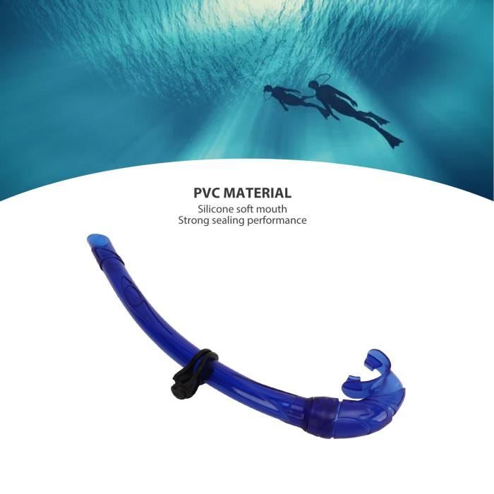 Tuba de pg e Pg e tuba PVC Easy Breath Snorkel Pg e Snorkeling Tube avec embout confortable pour la pg e A05 116115