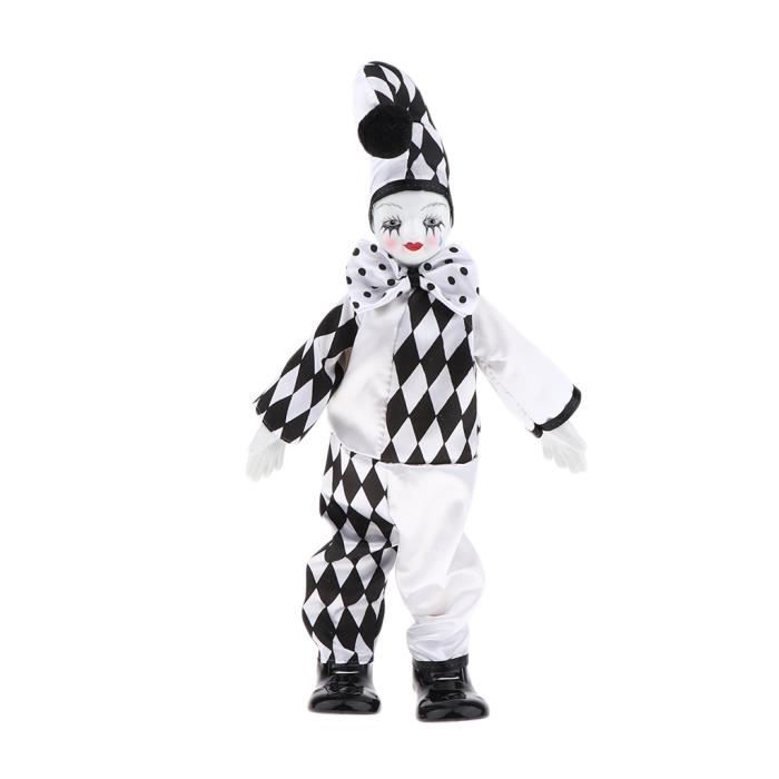 Poupee En Porcelaine Clown A14 G Decor Chambre Salon Bureau Fabriquee A La Main 36cm Achat Vente Poupee Cdiscount