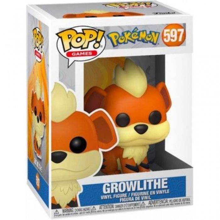 Pokémon POP! Games Growlithe Caninos (EMEA) Vinyle Figurine 10cm N°597