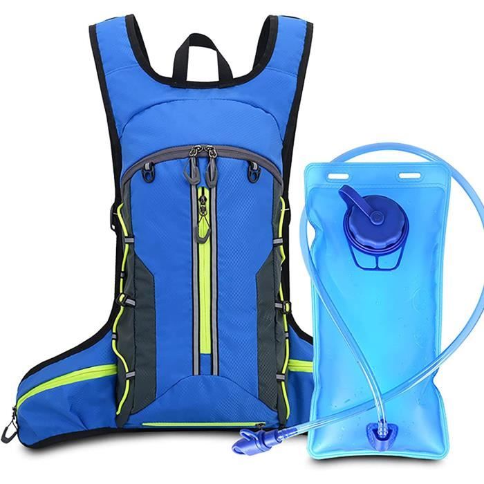 Sac à Dos Vélo Ultra-léger 330 G - Filet Pour Casque - Étanche Et Respirant - 10 Litres - Pour VTT, Course, Camping