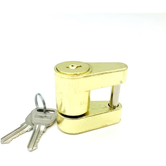 Antivol Remorque Relaxdays - Cadenas Acier Avec Cache-boule - Pour Véhicules Attelés Et Non-attelés