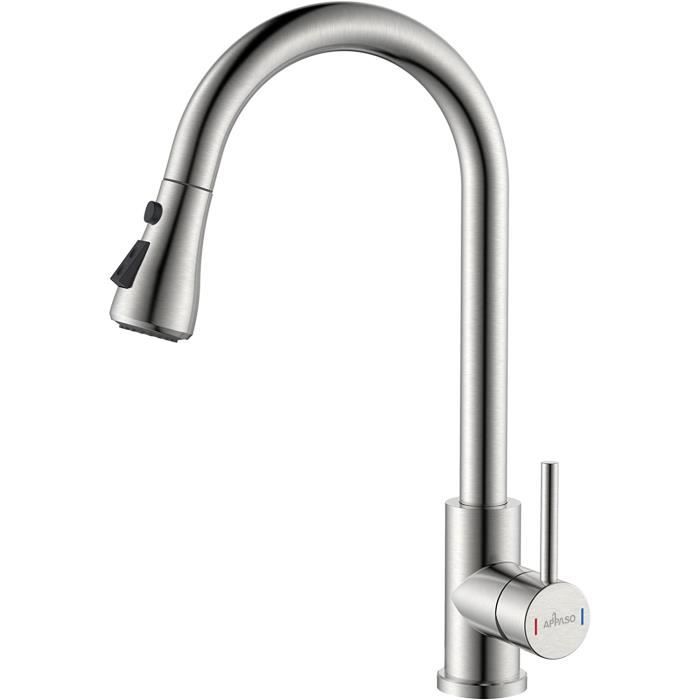 Robinet De Cuisine Escamotable Newport Brass – 2940-5103/15S – Nickel Satiné – Neuf