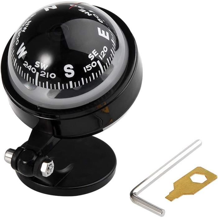 Boussole Magnétique Tableau De Bord Voiture – Décoration Précise & Élégante Pour Navigation & Style Intérieur Auto