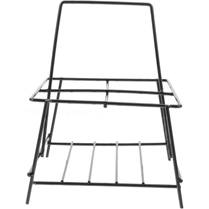 Panier à Décanter En Métal Argenté "Porte Bouteille" Pour