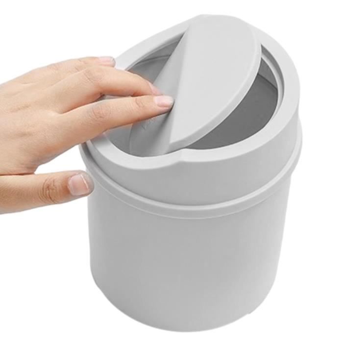 Lot De 2 Poubelles De Table à Langer Et Plan De Travail Penelife - Suspendues Gris Beige 4,3L