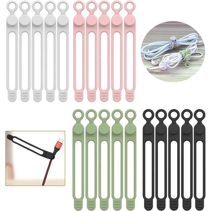 Lot De 400 Élastiques En Caoutchouc Pour Cheveux Noirs, Tresses Et