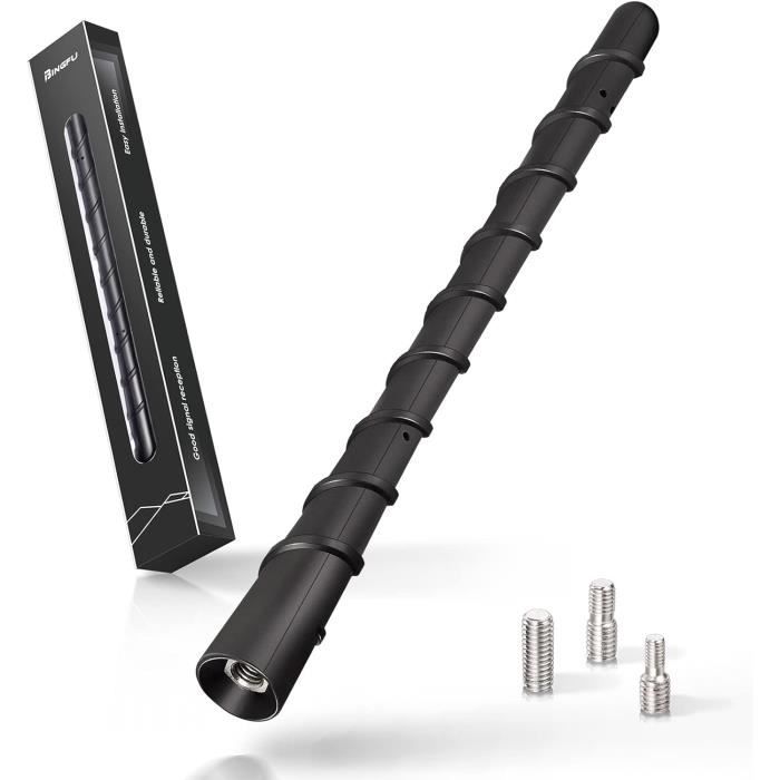 Antenne Radio Voiture Courte, 18CM Antenne Tige Courte Universelle Pour Toit Autoradio FM AM Dab, Remplacement Spirale, Filetage M4 M5 M6 Compatible | Leroy Merlin