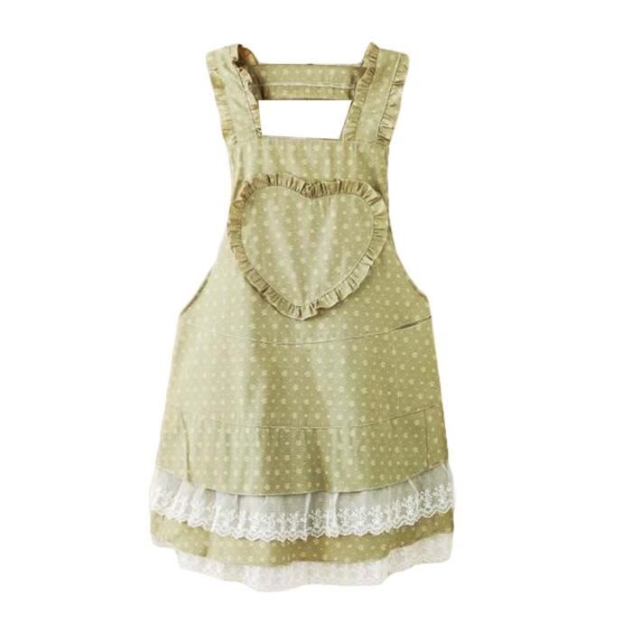 Vert Mignon Retro Femmes Tabliers Tablier Chic Tablier De Serveuse Tablier De Dentelle Tablier De De Achat Vente Tablier De Cuisine Cdiscount