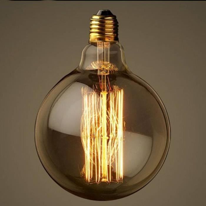 E27 40w 220v G125 Globe Retro Edison Lampe Ampoules A
