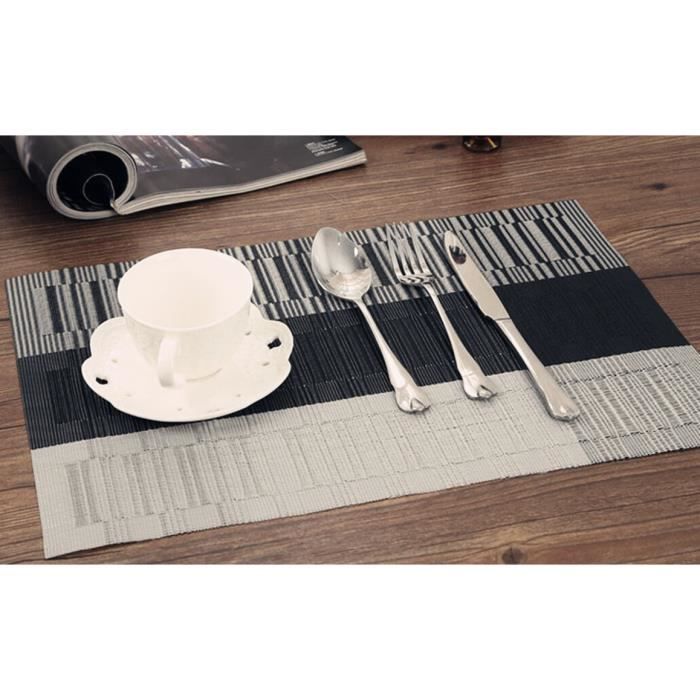 1size blanc Monterey Set de table en silicone imperméable en forme de nuage Isolation thermique 