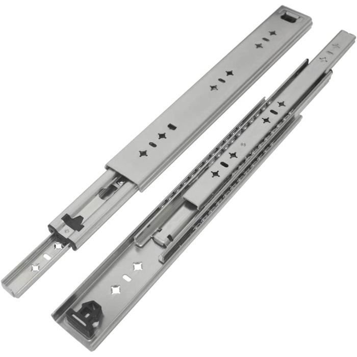 Glissière De Tiroir à Extension Complète, 1 Paire