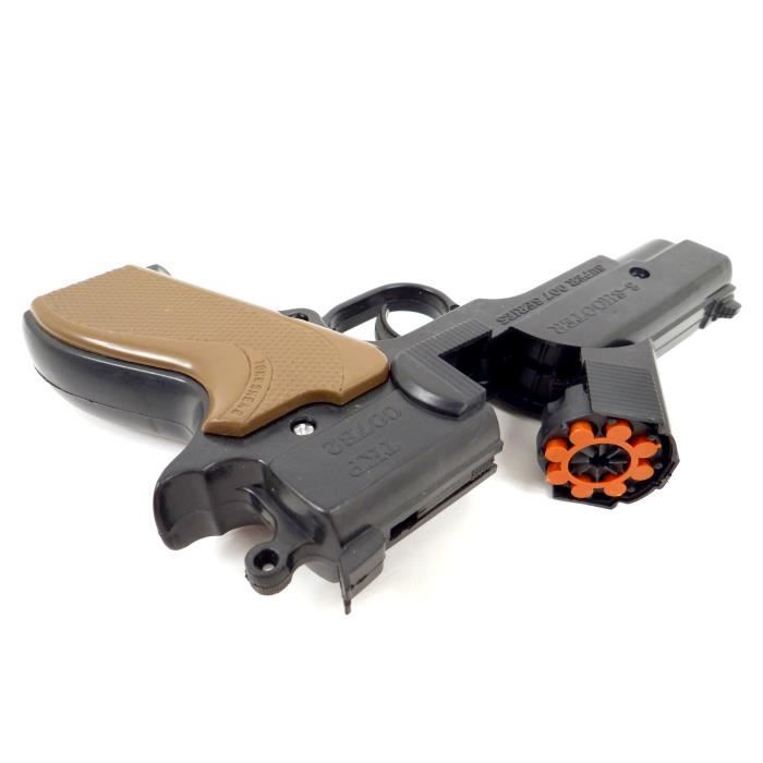 Wonderkids - A1400114 - Accessoire pour Déguisement - Arme - Pistolet Super  Colt - 8 Coups : : Jeux et Jouets