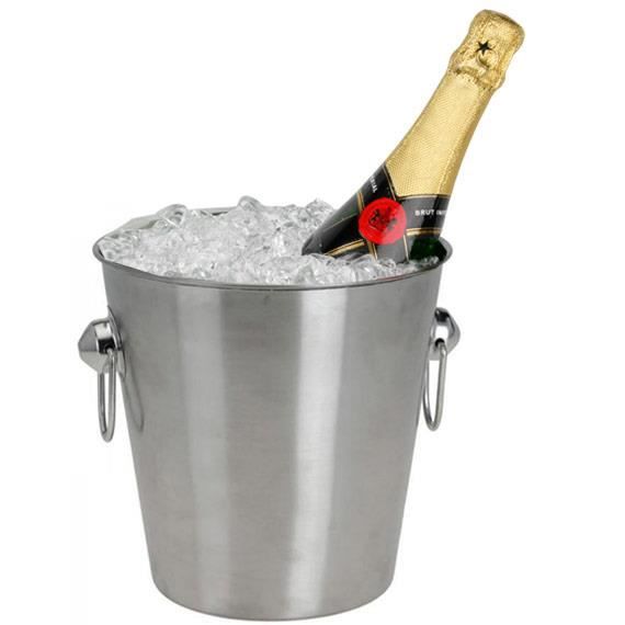 SEAU À CHAMPAGNE Guy DEGRENNE en inox massif EUR 20,00 - FR