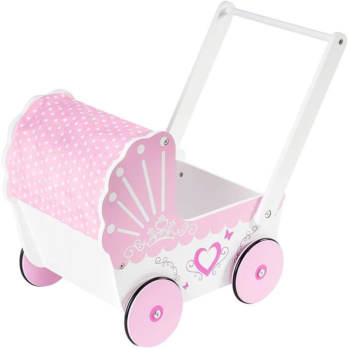 Kinderplay Poussette Poupee, Landeau Poupee Fille - Poussette pour Poupées,  Poussette de Conception Légère Stable, KP0290S - Cdiscount Jeux - Jouets