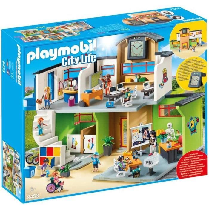 Playmobil City Life 9453 Grande École avec Installations, de 4 à 10 ans