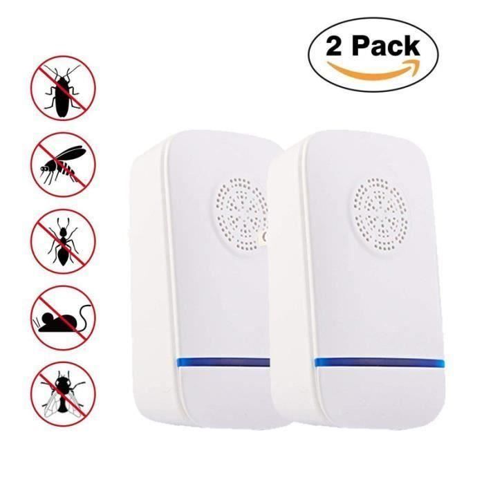 Répulsif Ultrason Anti Rongeurs Insectes, Répulsif Électronique Anti ...