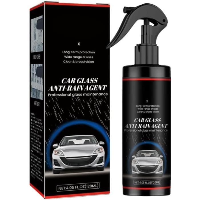 60ml 2 en 1 Vitre de voiture Anti-pluie Anti-buée Agent de