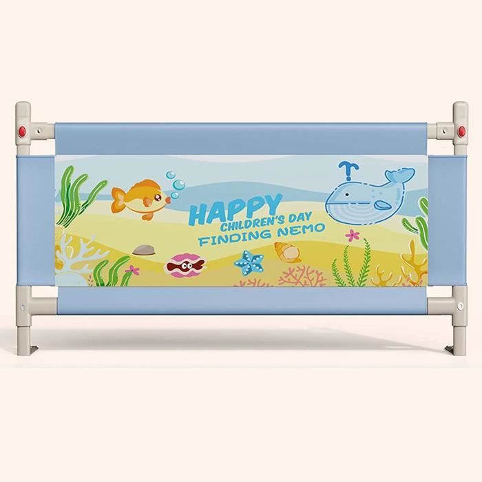 Coussin De Protection Pour Barrière De Lit Bébé – Anti-chute, Doux Et Respirant, 150x30 Cm