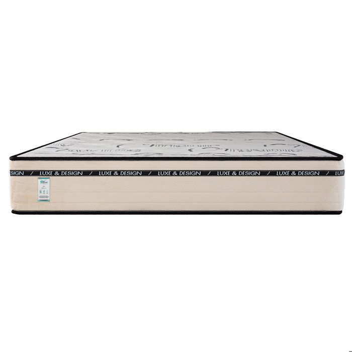 Matelas 90x190 cm BestLuxe 24cm mousse mémoire de forme indépendance du couchage face été/hiver