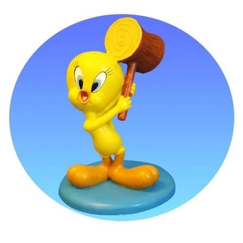 Figurine Titi Golfeur en résine Looney Tunes