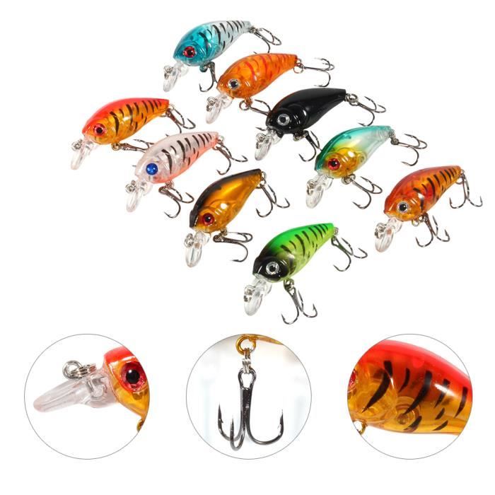 Leurre de pêche vintage Hofschneider red eye wiggler #2r