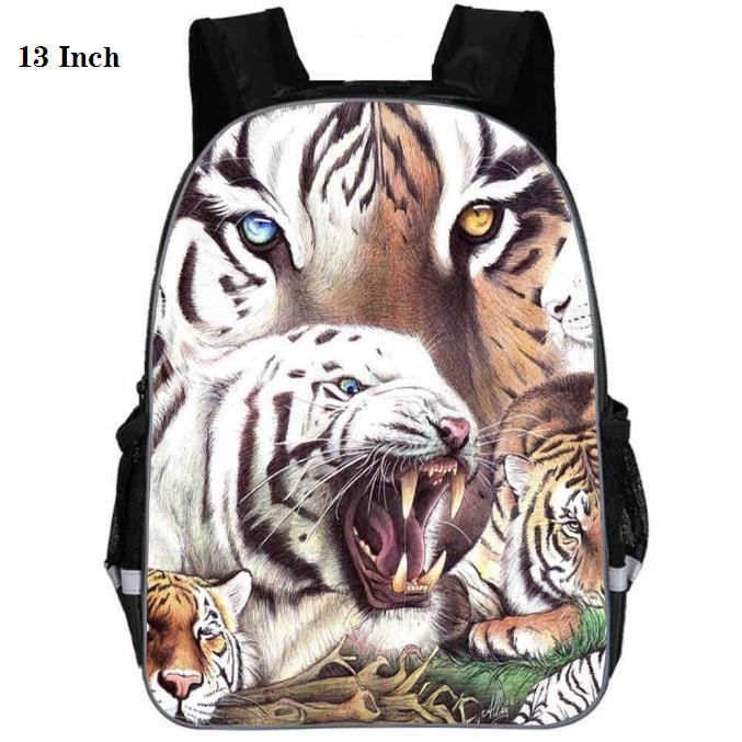 �?Faambi�?Cartable Sac ?? Dos Gar?�on 3D Animal Tigre Cartoon Sac d'??cole Cr?�che/ Maternelle 
