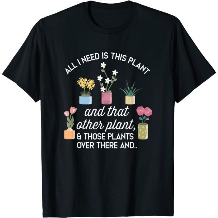 T-shirt Humour "Data Center Gardener" - Motif Drôle Jardinier Informaticien, 100% Coton, Vintage