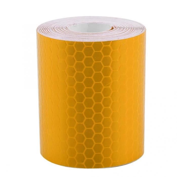 Ruban Adhésif Réfléchissant Jaune – Classe 2 – 50mm De Large – Marque StickersLab (Neuf)