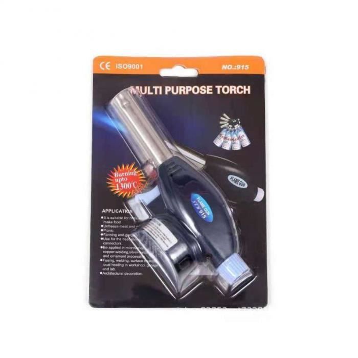 Mini torche à gaz, pistolet à flamme, torche de soudage réglable, brûleur électronique de cuisine de Camping | Leroy Merlin