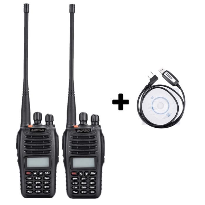 Walkie Talkie EP31 JUCJET PMR446 – Ricaricabile, 3-5 Km Di Portata, Impermeabile IP54, Con Meteo NOAA – 2 Pezzi