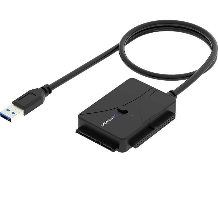 Sabrent USB vers SSD-SATA-IDE 2.5-3.5-5.25 (USB 3.0 vers SSD-SATA-IDE 2.5-3.5-5.25)  - Cdiscount Informatique