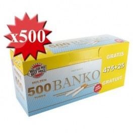 Boite De 500 Tubes Banko Avec Filtres Achat Vente Tube A