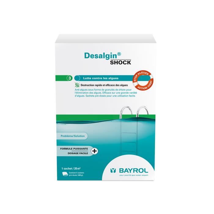 Desalgin Shock Bayrol 1.6kg pour Piscine - vue 2