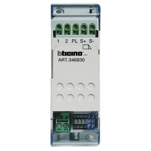 Bticino bus - adaptateur audio et vidéo 2 fils - Achat / Vente