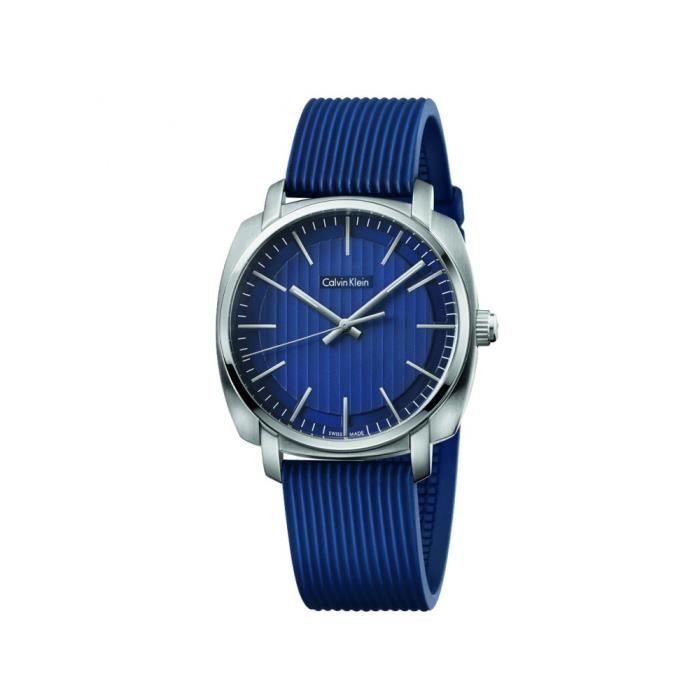 Montre Calvin Klein CK Highline Bleu Cdiscount Bijouterie
