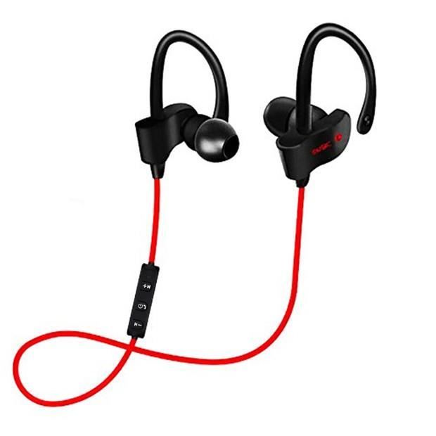 Casque écouteur Bluetooth Sans Fil Sport Running Headset Oreillette Audio  écouteur Musique Casque avec microphone - Rouge - Cdiscount TV Son Photo